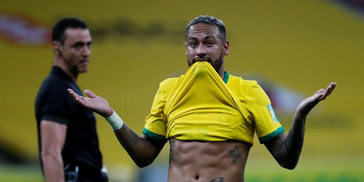 Neymar, gran ausente de un Brasil a dos triunfos del Mundial