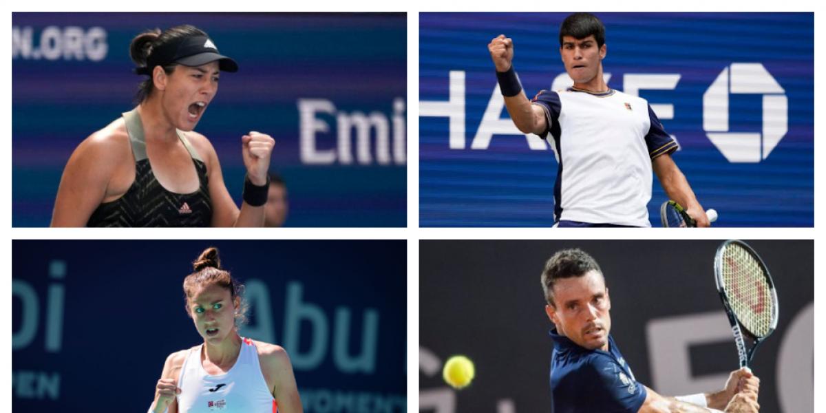 Muguruza y Sorribes abren un espectacular fin de semana para el tenis español