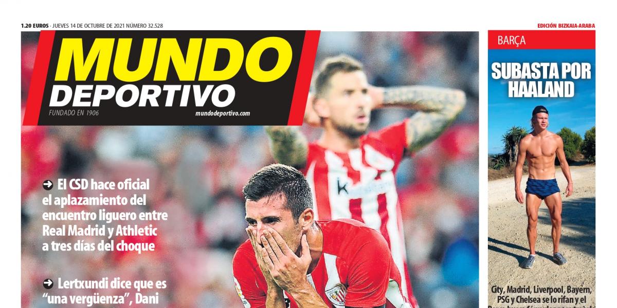 Portada de MD Bizkaia-Araba de hoy
