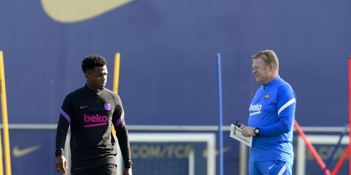 Koeman: Ansu Fati tiene que marcar el futuro del Barça