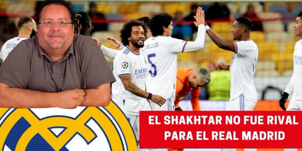 Manuel Bruña: El Shakhtar no fue rival para el Real Madrid