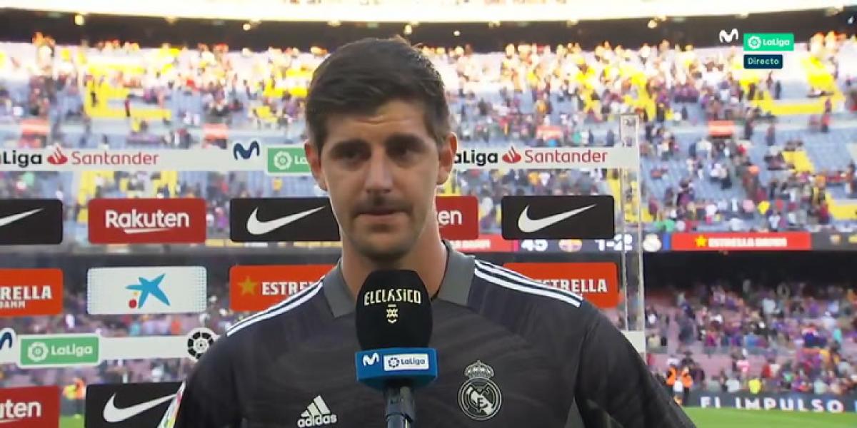 Courtois: El Barça siempre estará ahí. LaLiga estará reñida