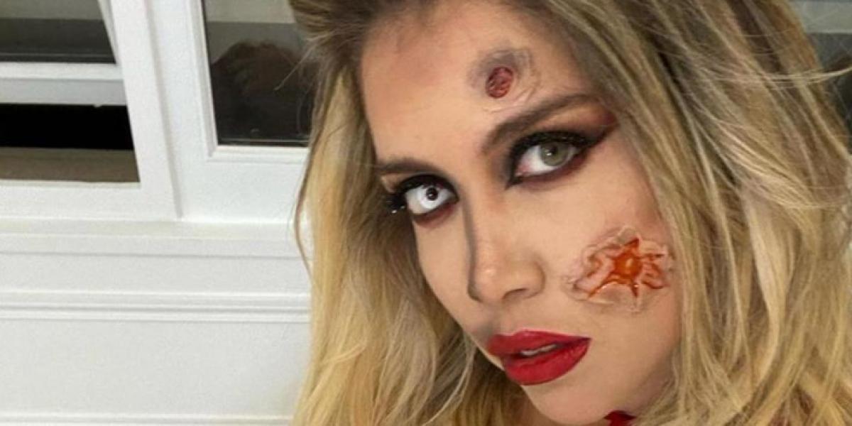 Wanda Nara no defrauda otro año más con su disfraz de Halloween