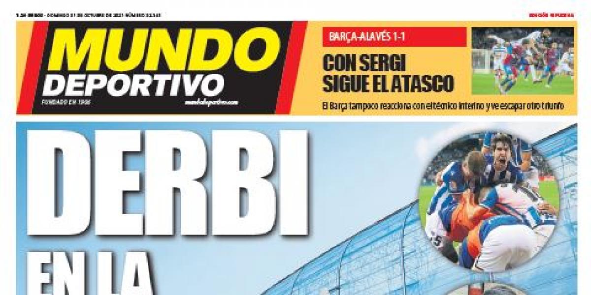 Portada de Mundo Deportivo Gipuzkoa del domingo 31 de octubre de 2021