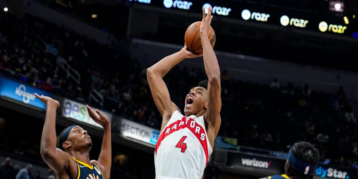 Barnes sigue de dulce: el novato brilla y los Raptors alargan su racha