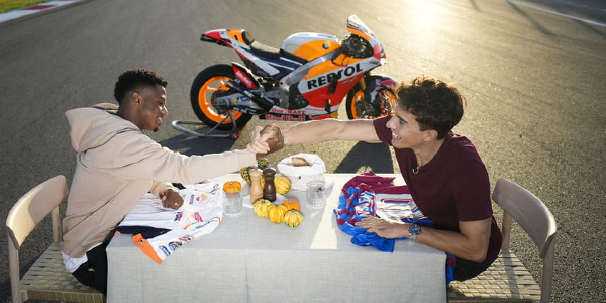 Las confidencias de Ansu Fati y Marc Márquez