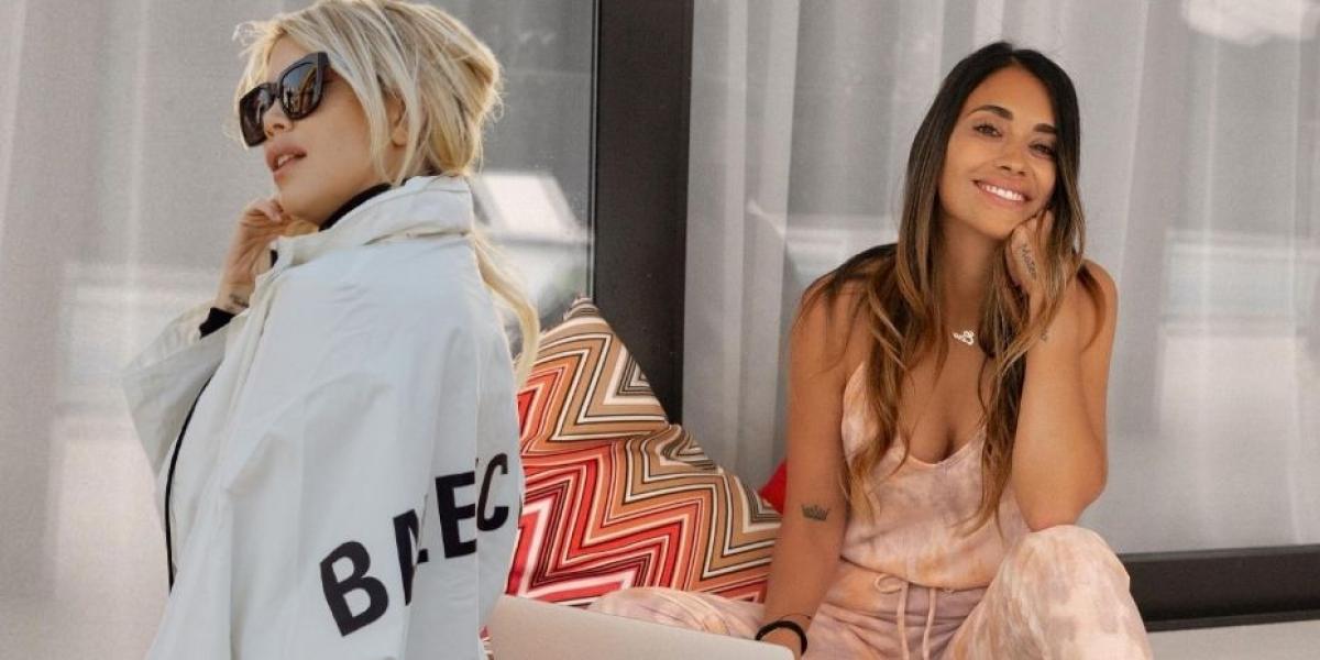 Wanda Nara también pasa de Leo Messi en la última foto de Antonela Roccuzzo