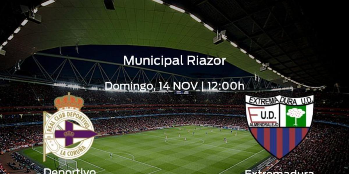 Previa del encuentro: el Deportivo defiende el liderato ante el Extremadura UD