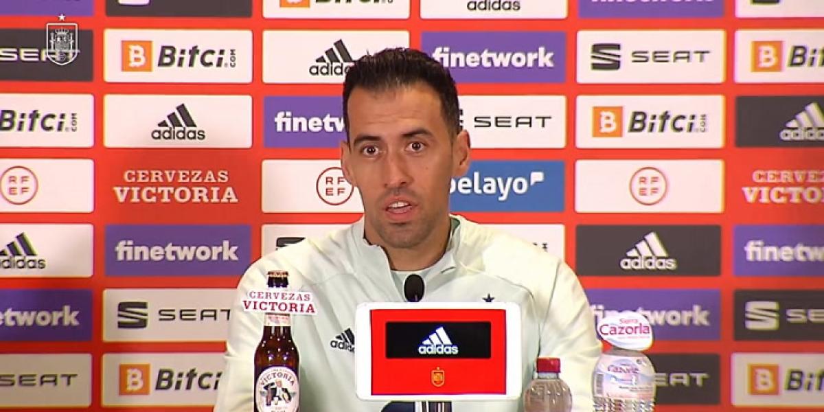 Busquets y su futuro en la Roja: Ojalá pueda seguir unos partidos más