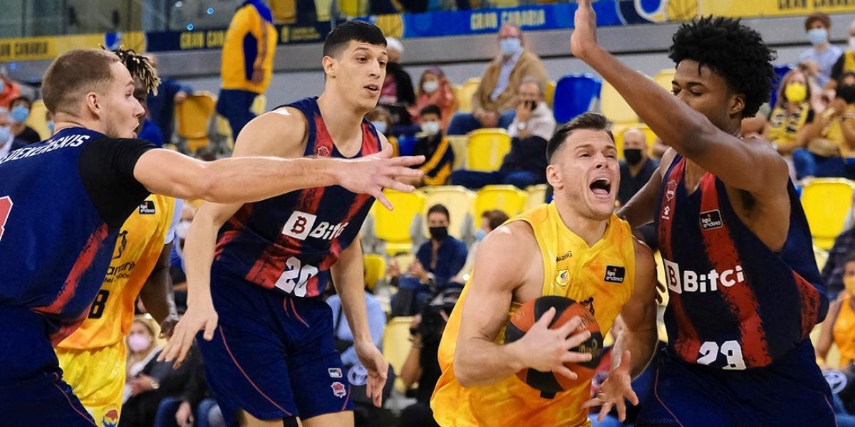 83-77: El ‘Granca’ tumba al Baskonia desde el perímetro