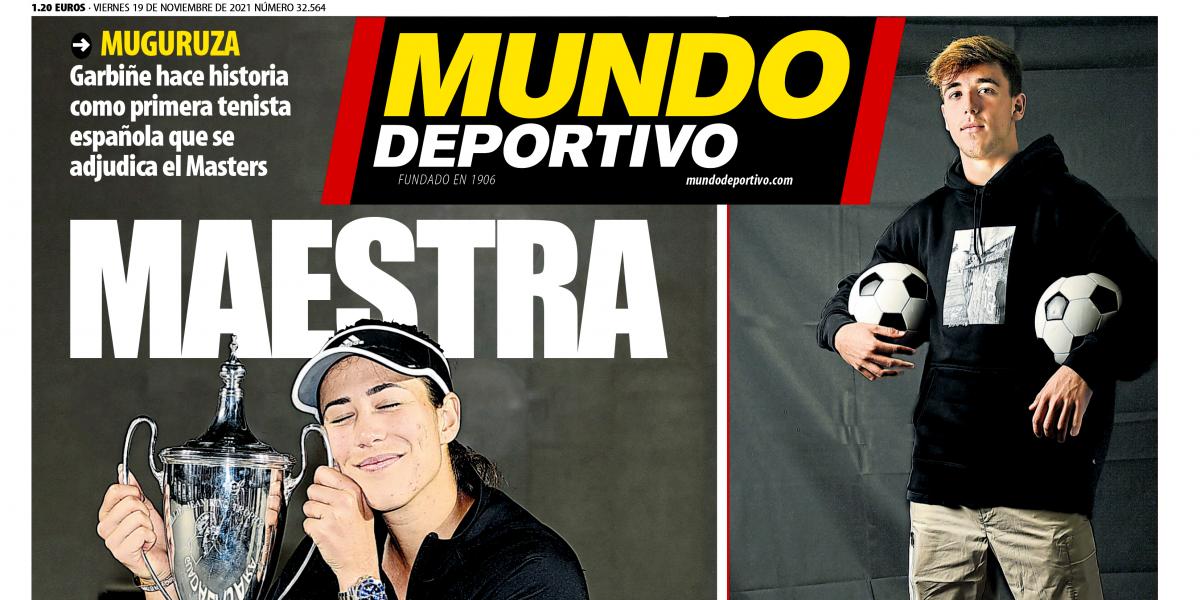 Portada Mundo Deportivo, viernes 19 de noviembre de 2021
