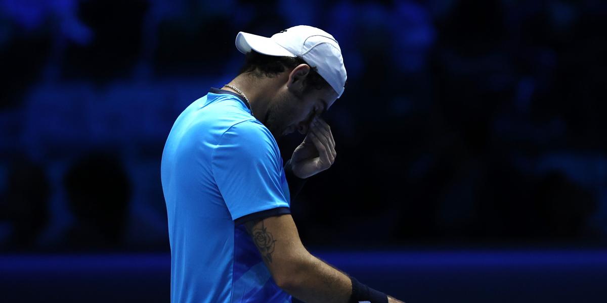 Matteo Berrettini, baja italiana en la Copa Davis