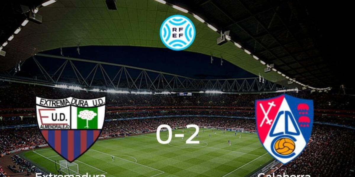 El Calahorra deja sin sumar puntos al Extremadura UD (0-2)
