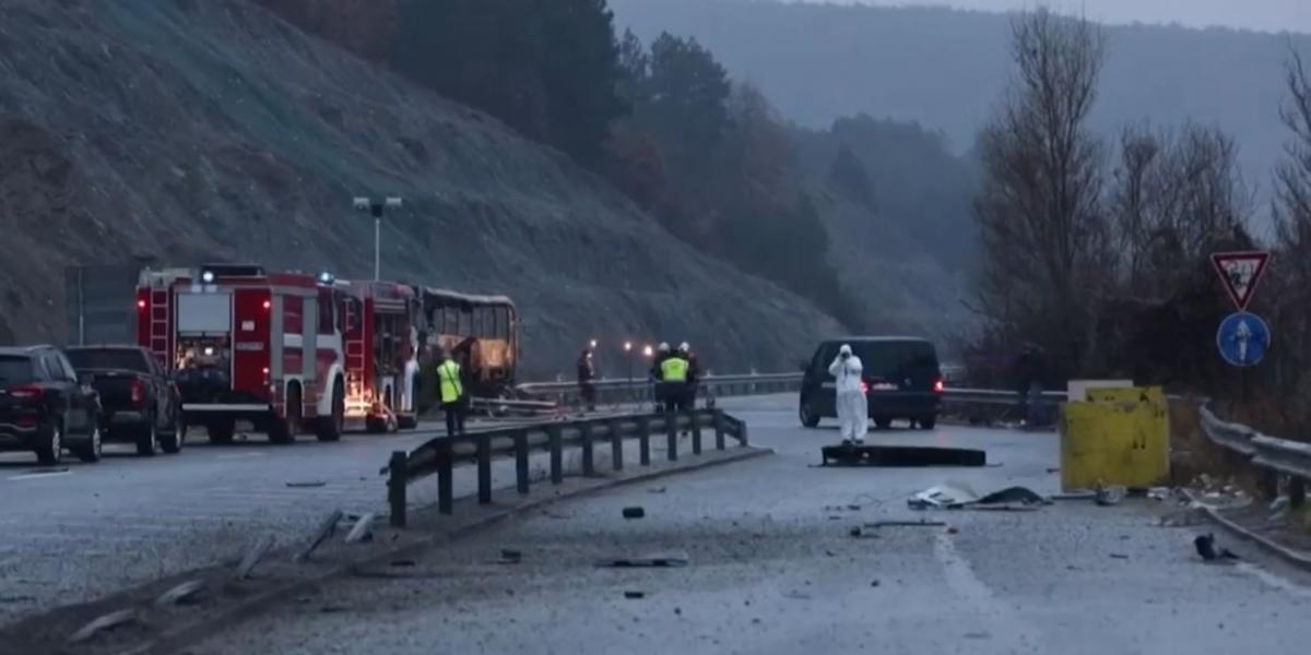 45 muertos en el incendio de un autobús en Bulgaria