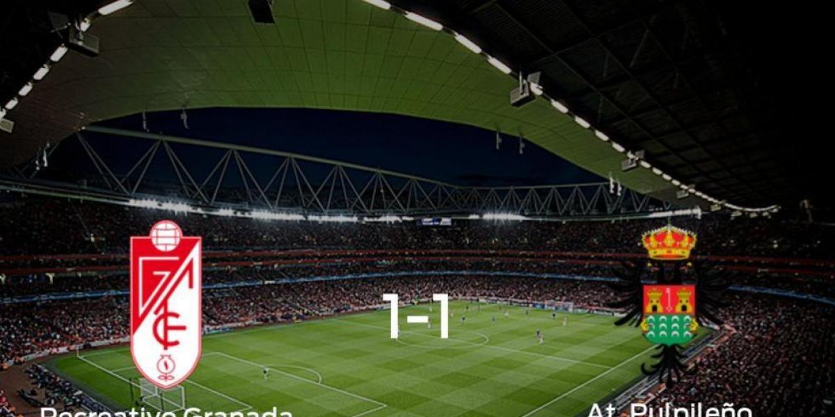 El Recreativo Granada y el At. Pulpileño empatan 1-1 y se reparten los puntos