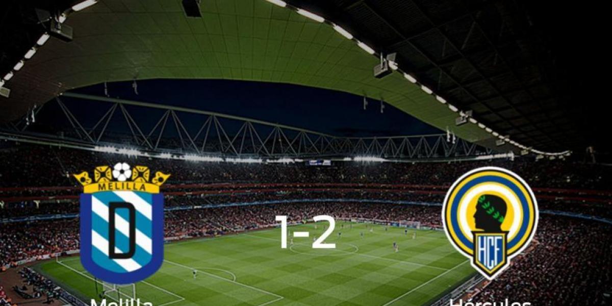 El Hércules se impone al Melilla y consigue los tres puntos (1-2)