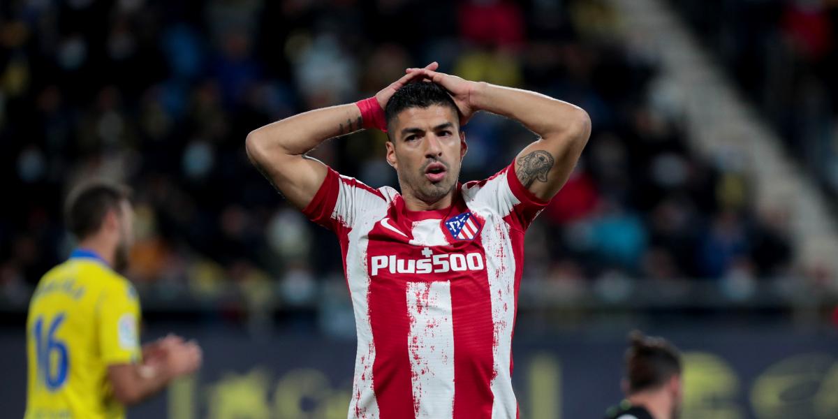 ¡Que ocasión falló Luis Suárez!