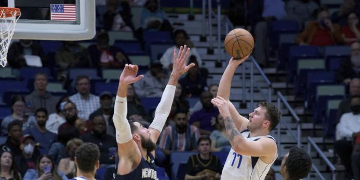 Doncic y los Mavericks barren a los New Orleans Pelicans