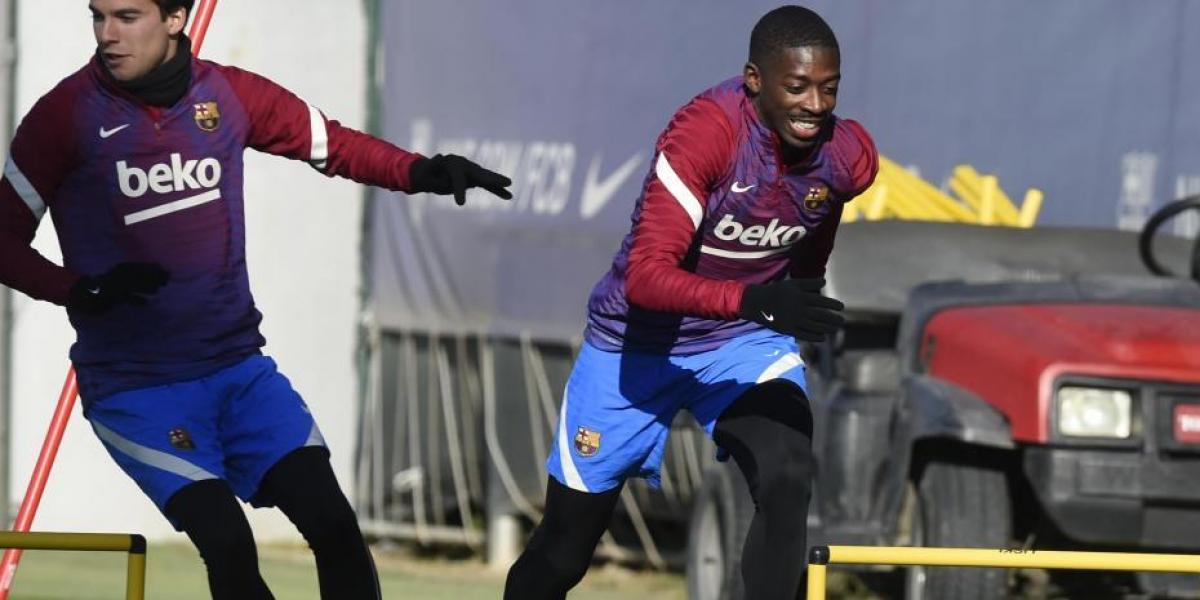 Dembélé apunta a la titularidad ante el Betis