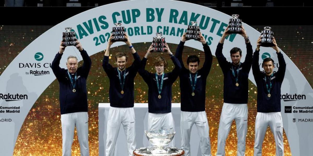 Rusia, campeona de la Copa Davis con Medvedev y Rublev