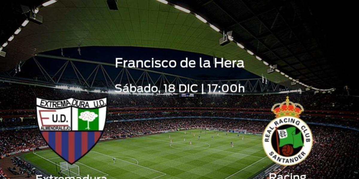 Jornada 17 de la Primera RFEF: previa del encuentro Extremadura UD - Racing de Santander