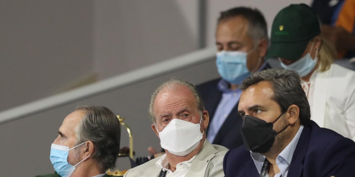 El rey Juan Carlos se deja ver en la reaparición de Nadal en Abu Dhabi