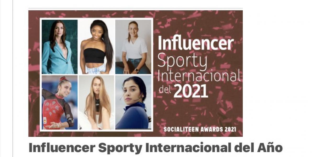 Alexia Putellas compite con Simone Biles y Alex Morgan como Influencer del Año