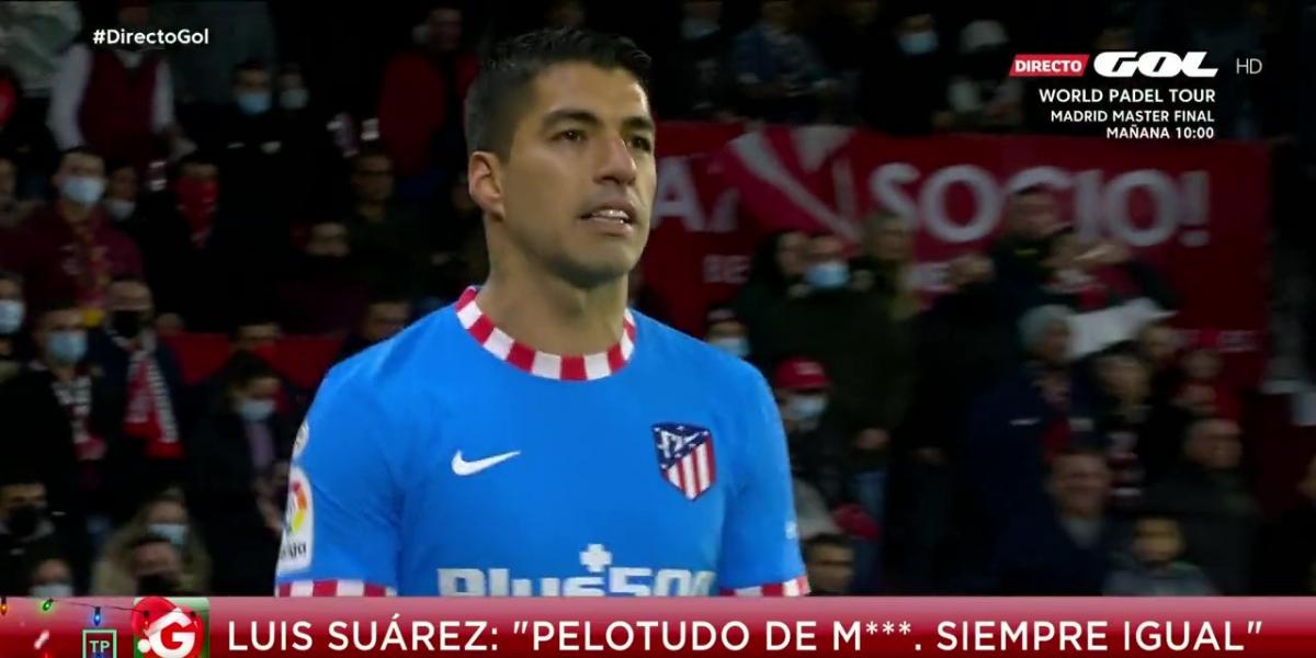 Suárez explotó con su cambio: Pelotudo de m... Siempre igual