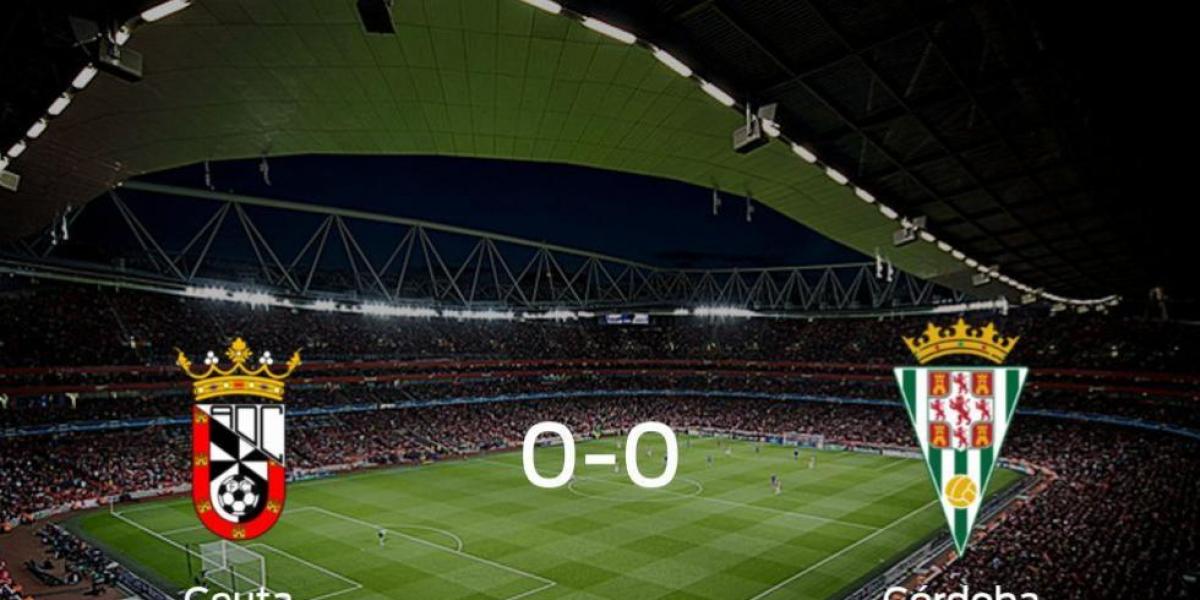 El Ceuta mantiene el pulso al Córdoba y deja a los líderes con la portería a cero