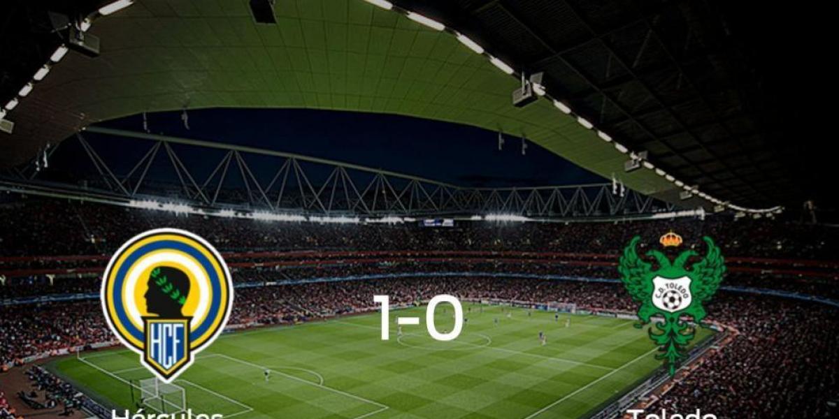 El Hércules suma tres puntos más frente al Toledo (1-0)