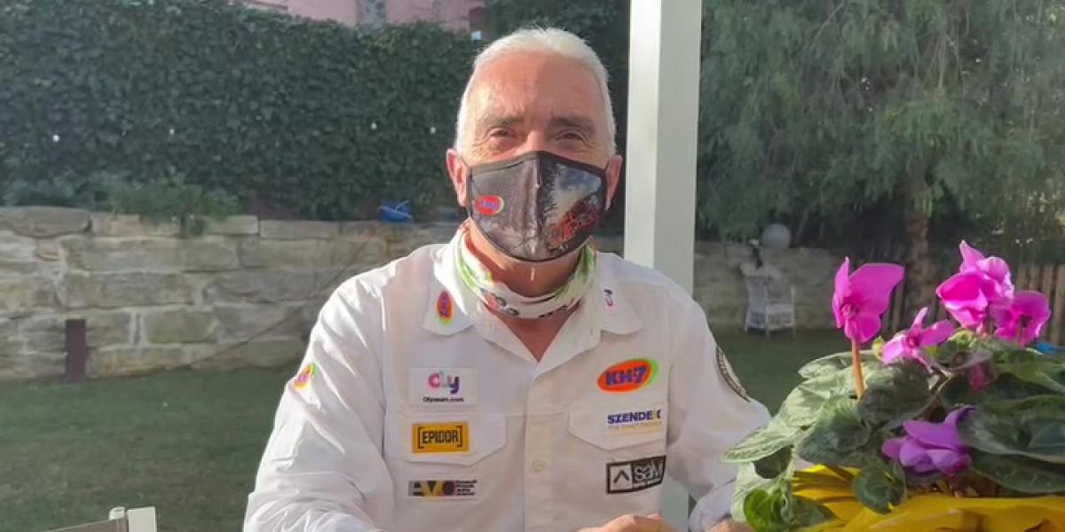 José Luis Criado, el español con más ediciones disputadas, baja del Dakar por Covid
