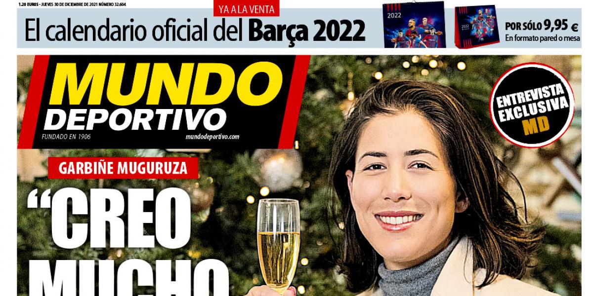 Portada Mundo Deportivo, jueves 30 de diciembre de 2021