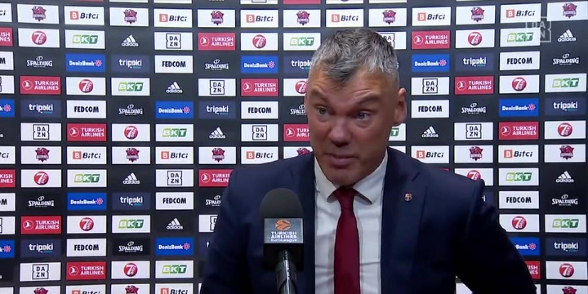 Jasikevicius dice una única frase tras el partido y se va: Ha sido vergonzoso