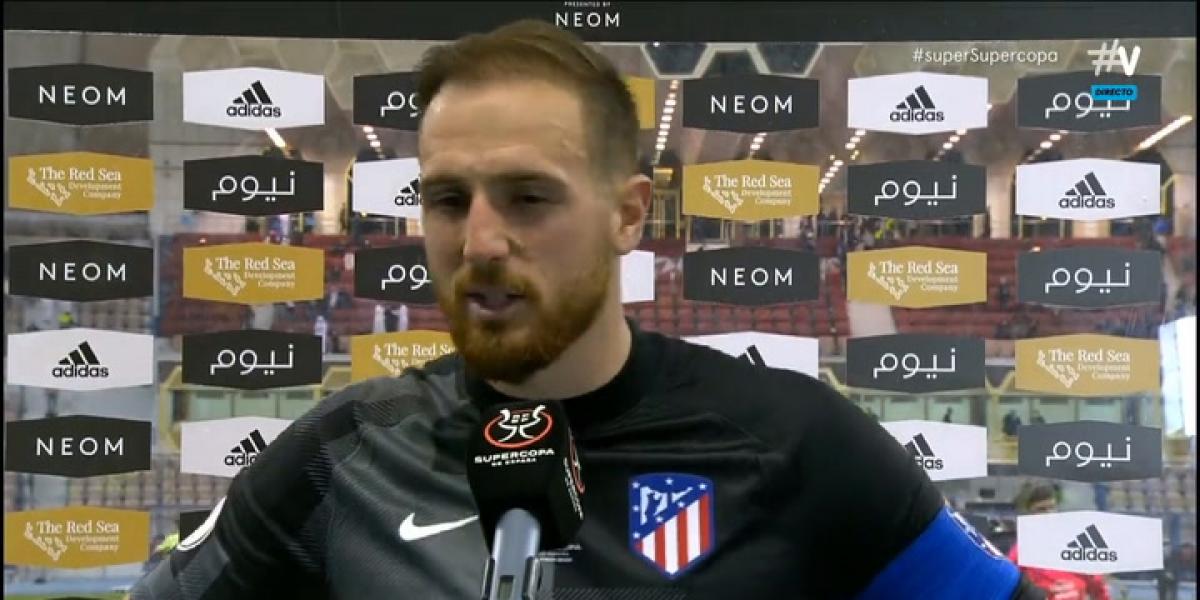 Oblak: Hablar no sirve de nada, si no lo solucionamos en el campo...