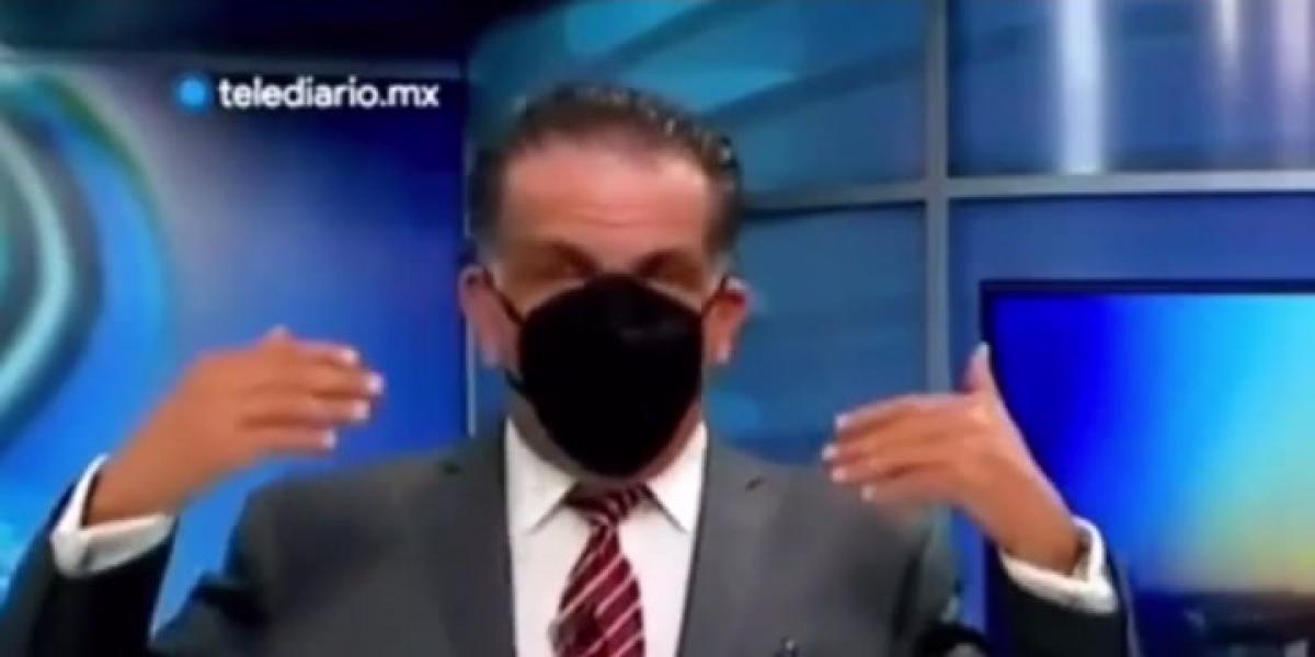 Un presentador mexicano explota contra los antivacunas: ¡Imbéciles!