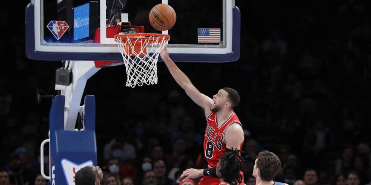 Los Bulls sobreviven por la mínima ante Oklahoma en la vuelta de LaVine