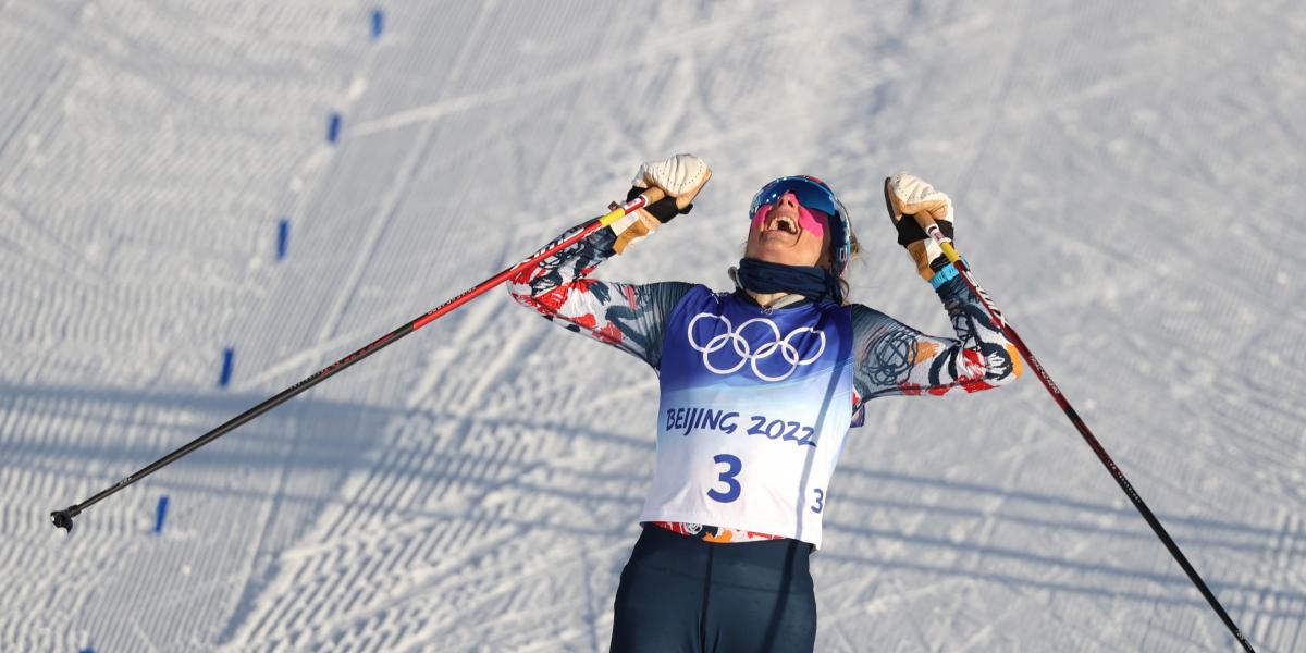 La noruega Therese Johaug gana el primer oro en los Juegos de Pekín 2022
