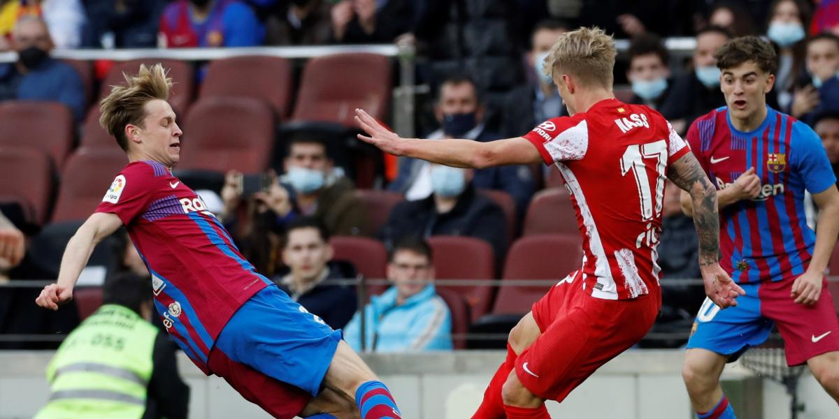Wass y Reinildo debutaron con el Atlético en el Camp Nou