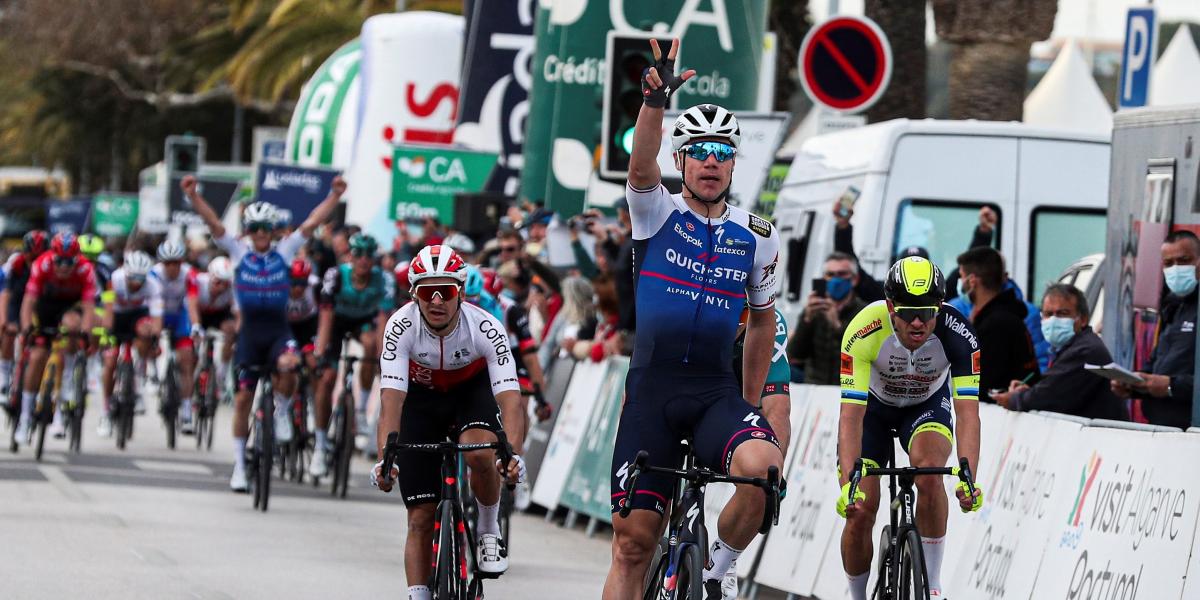 Fabio Jakobsen, primer líder de la Vuelta al Algarve