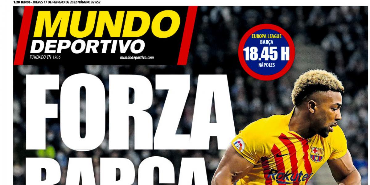 Portada Mundo Deportivo, jueves 17 de febrero de 2022