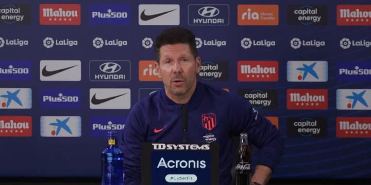 Simeone sorprendió desvelando una reunión con Gil Marín y Berta