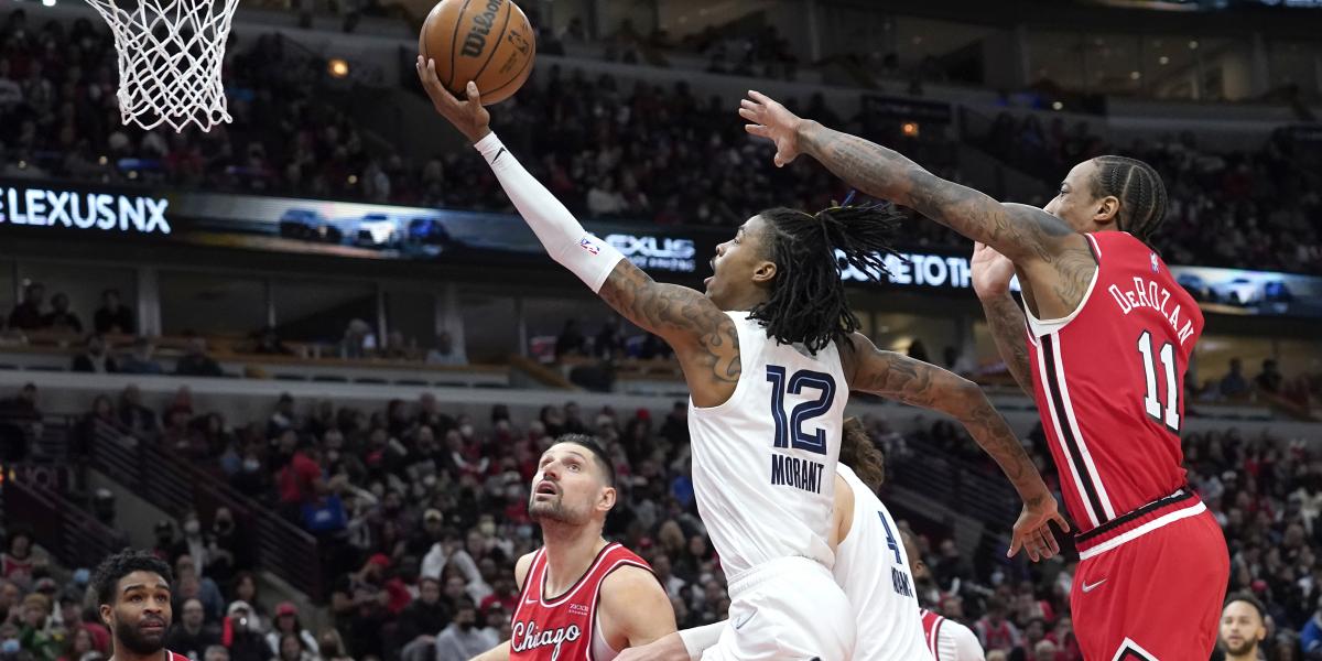 Morant y los Grizzlies cortan la racha triunfal de los Bulls