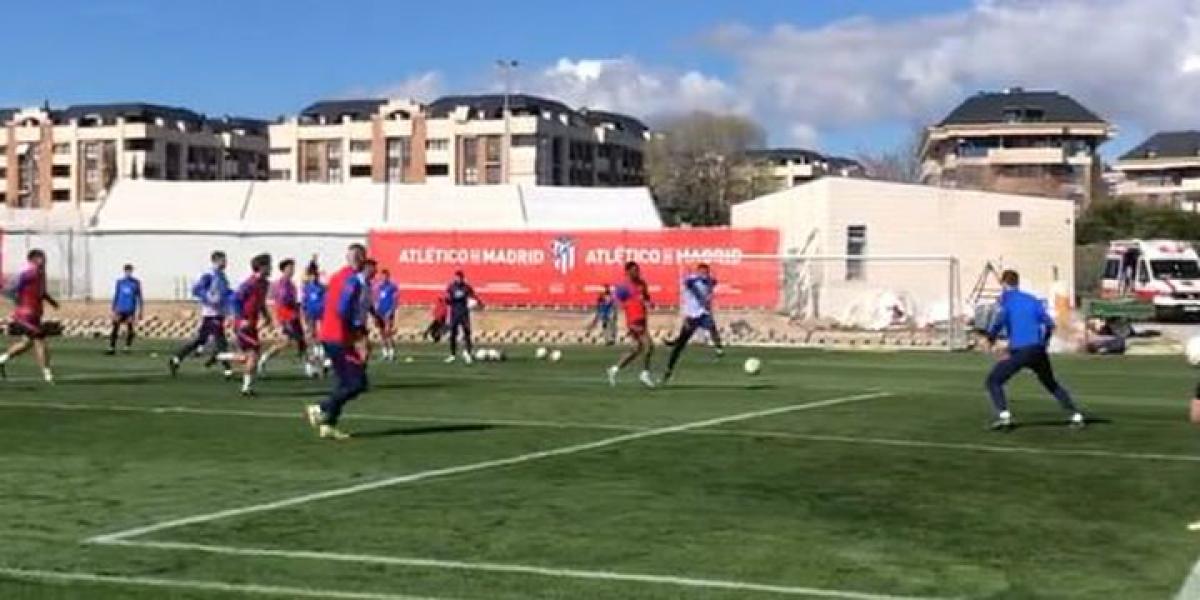 ¡Otro golazo de Lodi! Ahora, en un entrenamiento