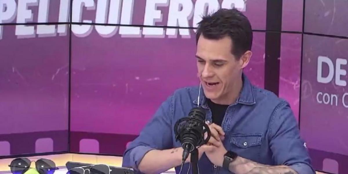 Christian Gálvez lee un mensaje de amor a Patricia Pardo en pleno directo