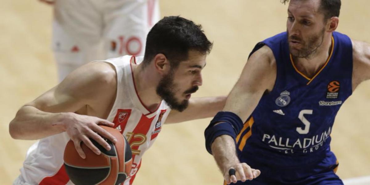 65-62: El Estrella Roja fuerza otro esperpento ofensivo del Madrid
