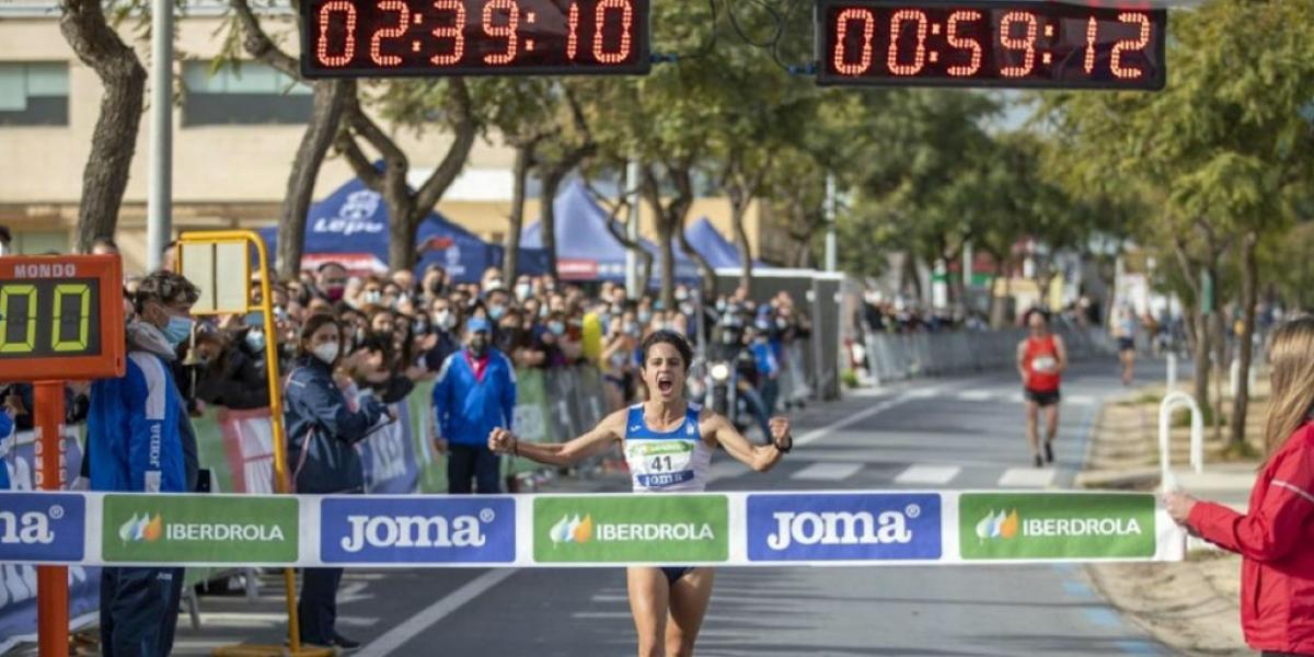 Homologado el récord de Europa de 35 km marcha de María Pérez