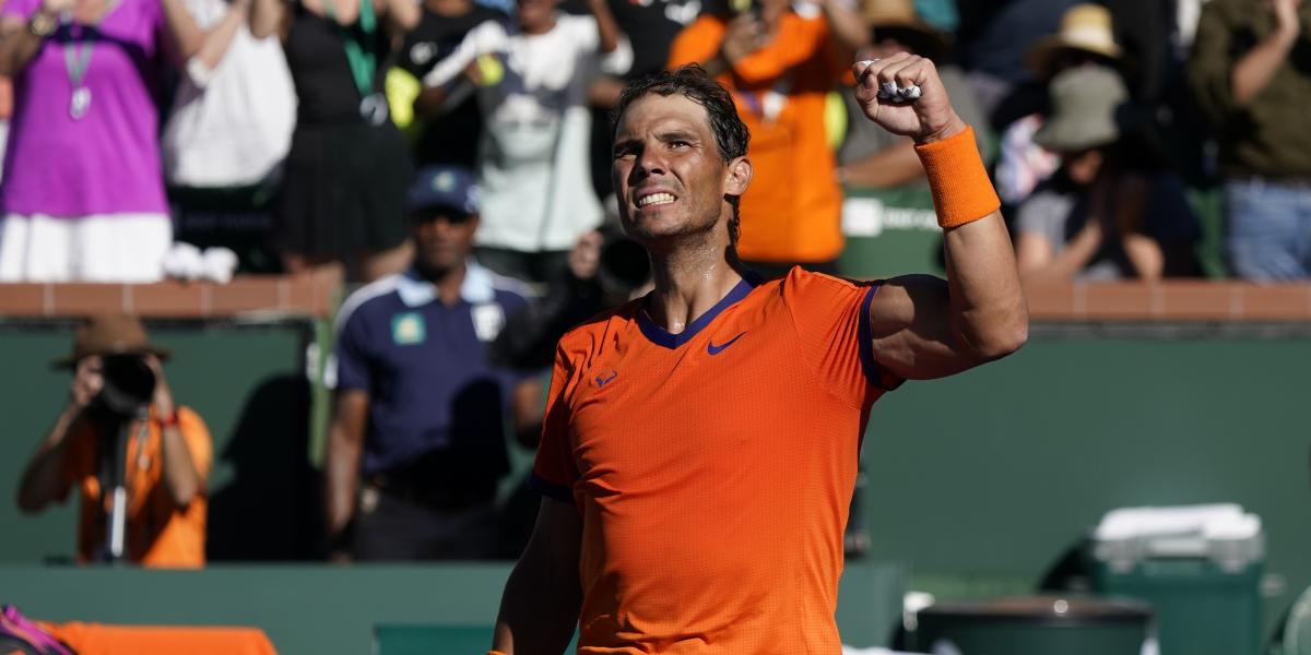 Horario del Nadal - Evans: Dónde ver hoy por TV el Masters 1000 de Indian Wells