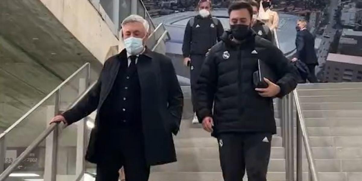 Ancelotti no viaja con el Real Madrid pero hay opciones de que esté en Balaídos
