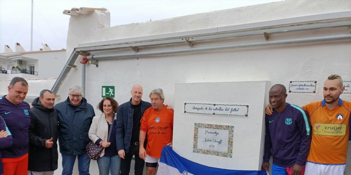 Jordi Cruyff en el homenaje a Johan en Sitges
