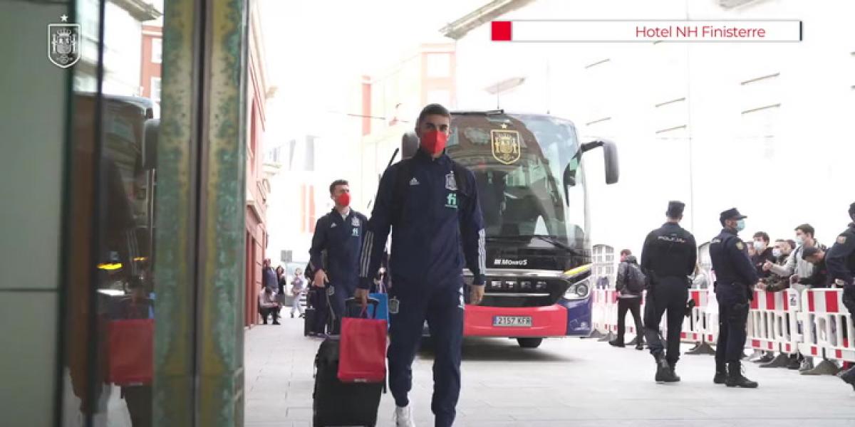 La selección ya está en La Coruña